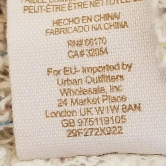 Free People Sweet Jane Cream Lace Back Pullover Sweater M - Picture 8 of 8